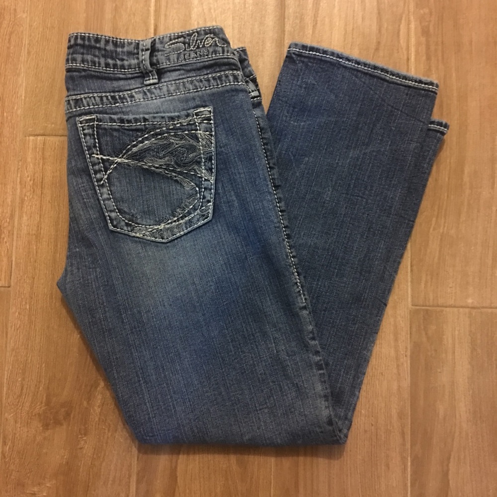 Silver capris